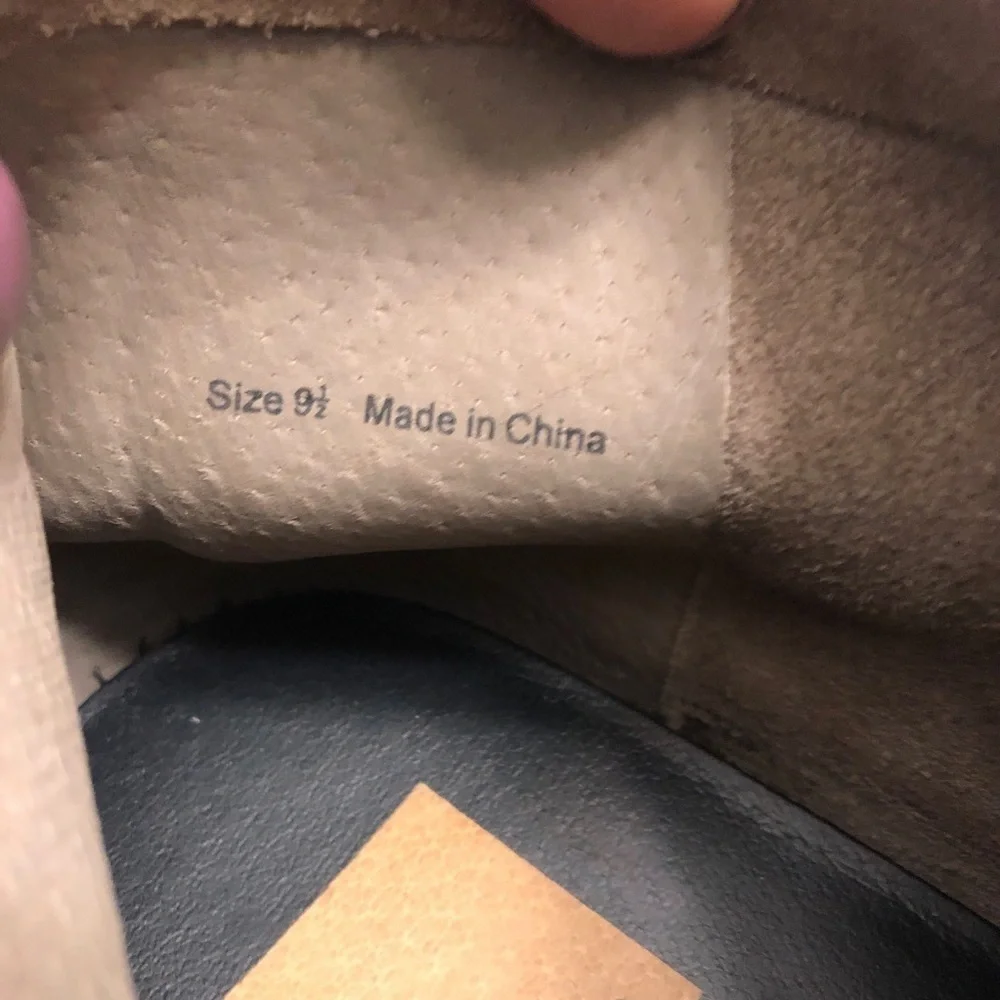 Dolce Vita Tan High Top Suede Slip on Loafers